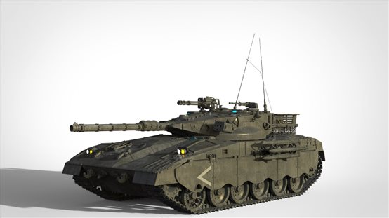 D:第八屆CAXA 3D設計大賽創(chuàng)意組MERKAVA MK.2(“梅卡瓦”MK.2)主戰(zhàn)坦克——熊建標坦克8.470.jpg